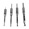 4PCS Woodworking Square Hole Drill Set Woodworking Square Tenon Drill Square Hole Opener Woodworking Square Hole Drill Set