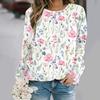 Flower Round-neck Sweatshirt 3D Print Women Y2k Streetwear Autumn Sweatshirts Oversized Pullovers Fashion Woman Clothing Tops