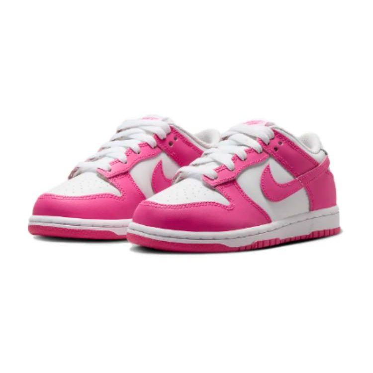 Nike Zapatillas Deportivas Dunk Low PS Laser Fuchsia para Niños Rosa Blanco FB9108-102