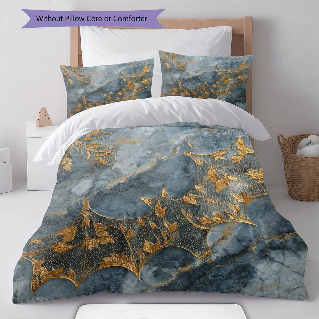 Cartoon Pattern Bedding Quilt Set Quilt Cover Pillowcase Home Decoration Birthday Gift (1 * duvet cover + 2 * pillowcase, without core)