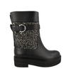 Ean Glitter Ankle Boots Black
