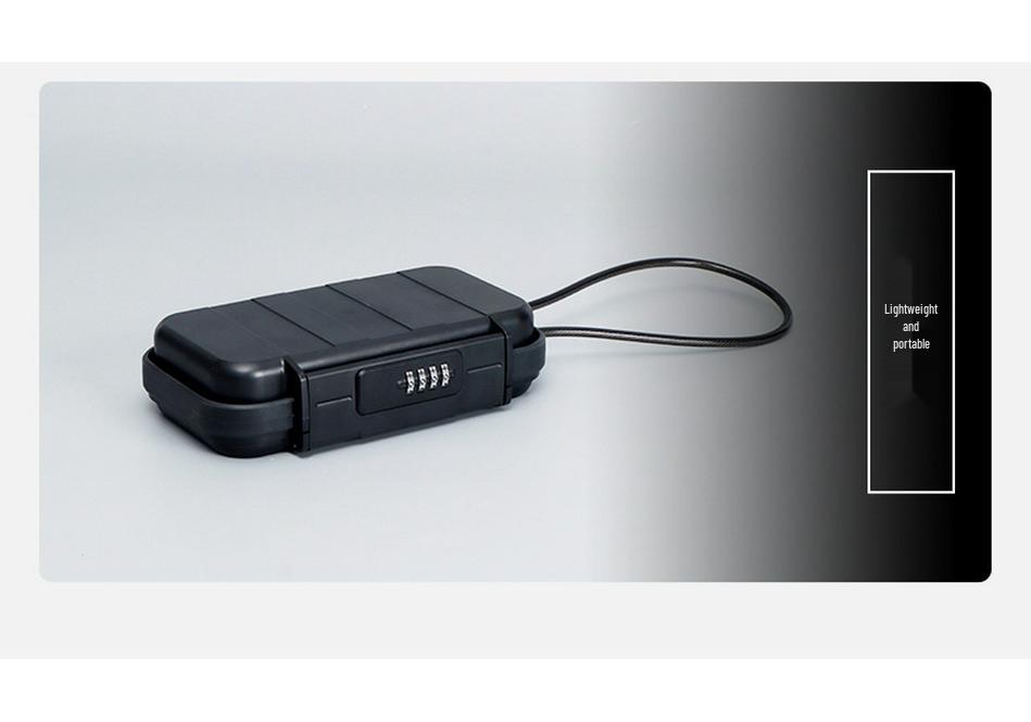 Portable Waterproof Password Storage Box for Beach and Travel