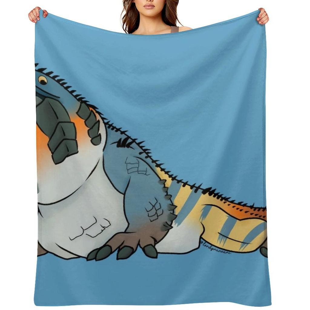 Dodogama Fan Art Throw Blanket Decorative Sofa Shaggy Extra Large Throw Anime Blankets