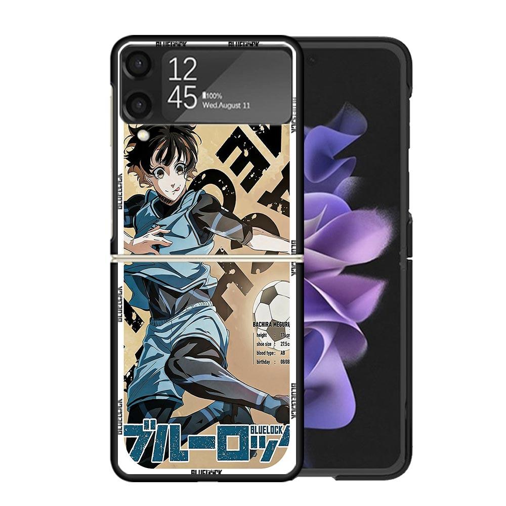 

Прозрачный чехол для телефона с принтом Blue Lock Anime для Samsung Z Flip 7 6 5 4 3 Galaxy ZFlip7 ZFlip6 ZFlip5 ZFlip4 ZFlip3 5G Чехол Z Flip 5 Samsung Z Flip 7