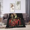 Korn Follow The Leader Walkman Blanket Quality Warm Soft  Throw Blanket Spring Kids Living Room Fashion Bedspread
