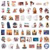 110 Hilda Graffiti Stickers Pack - DIY Decor for Skateboards, Guitars, Bicycles, Waterproof and Personalized Design