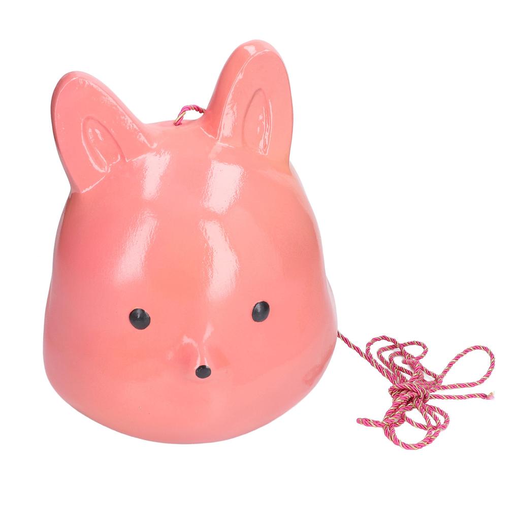 Garden Statues Lanyard Design Cute Red Animal Shape Waterproof Durable Home Pendant for Yard Outdoor