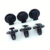 50pcs Car Bumper Mudguard Fastener Clips Auto Black Plastic Rivet Fixing Clips For Peugeot Citroen Car Interior Accessories