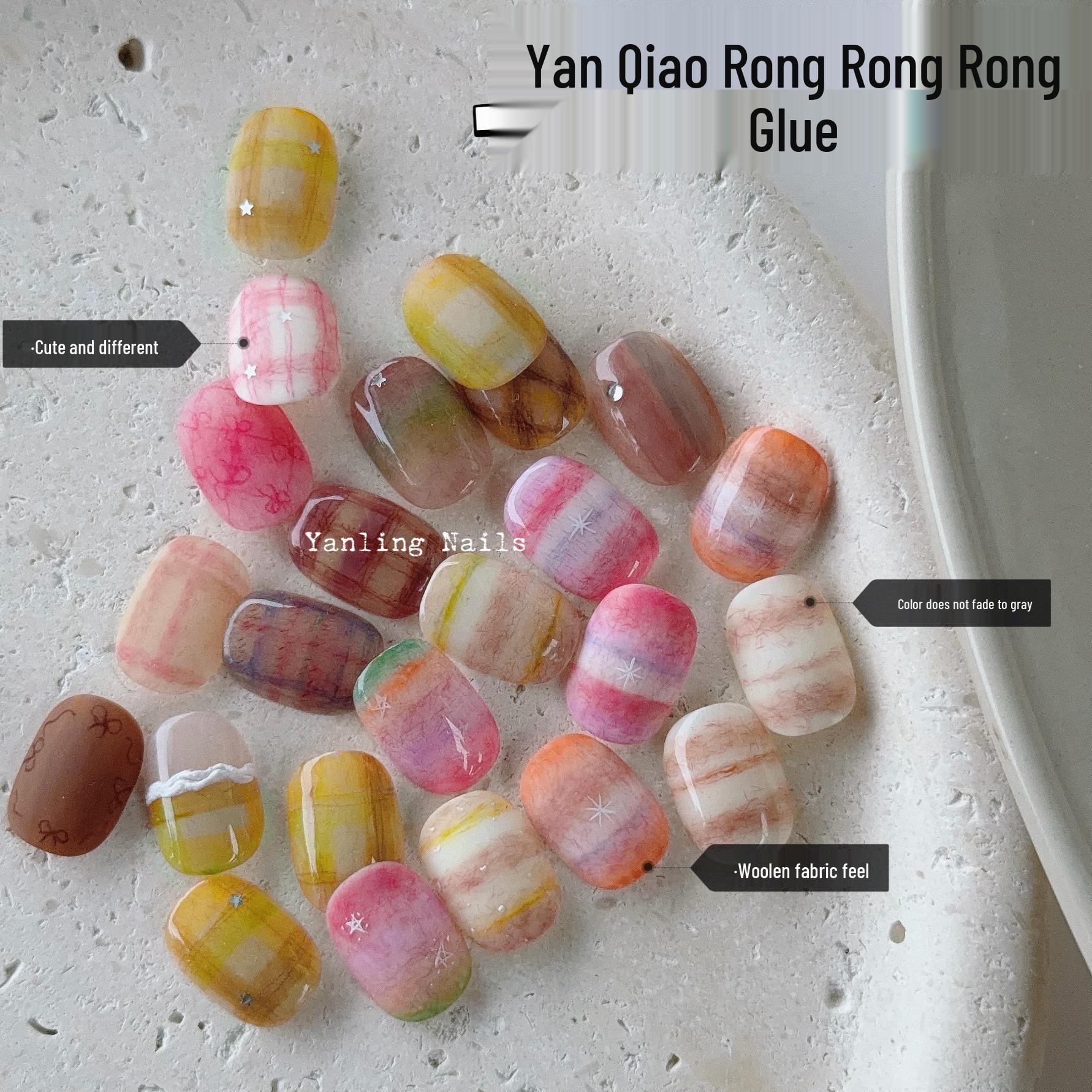 Yan Ling Cute Pink Velvet Plush Nail Gel Model 03 - Velvet 03