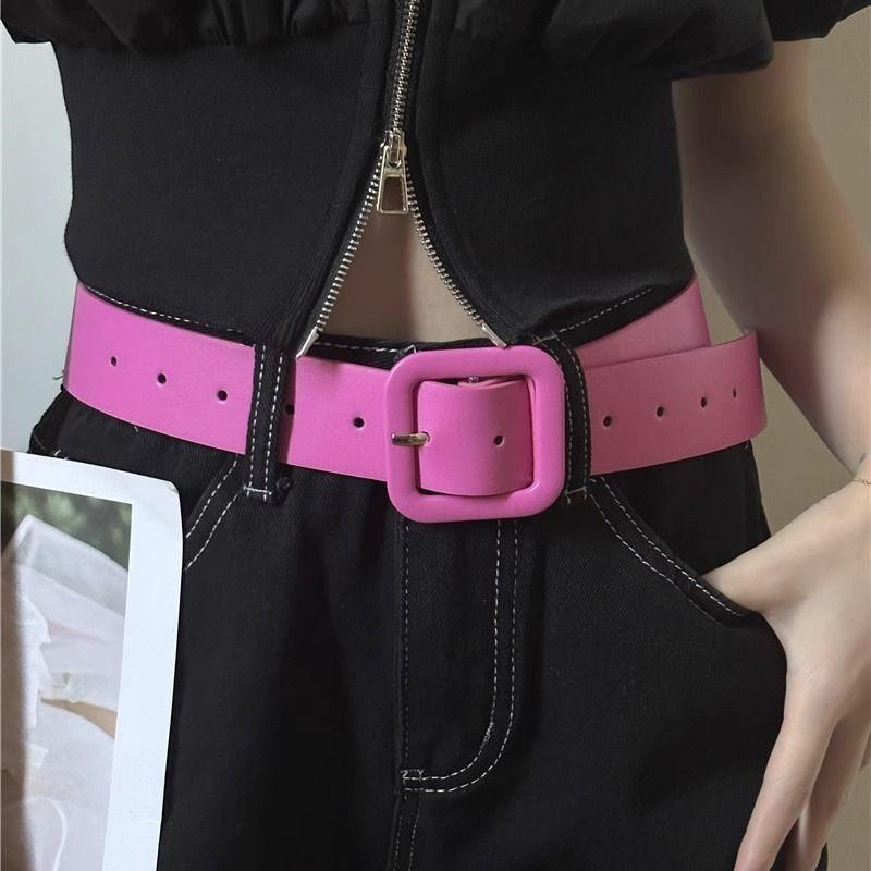White Dress Elegant With Unique Belt Decoration In Simple Modern Style Women For