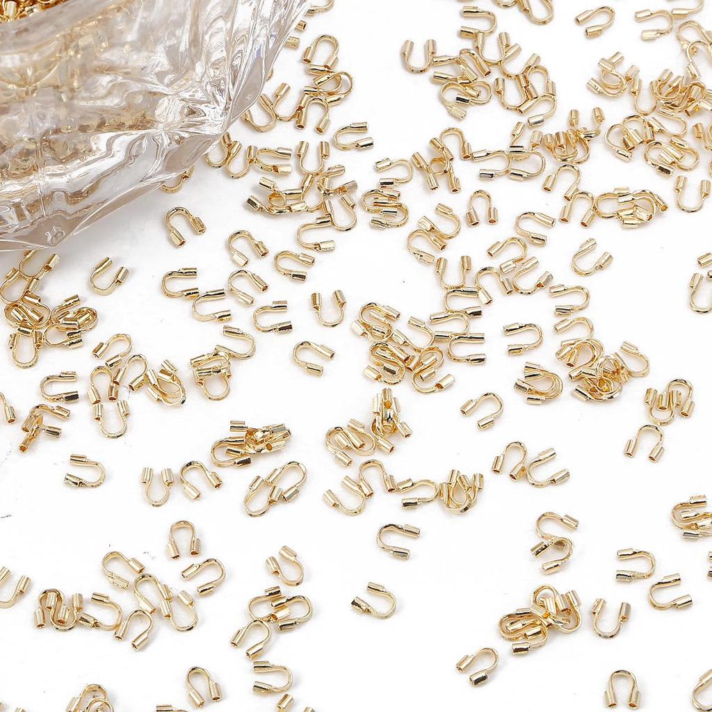 Iron U-Shaped Tail Buckles, 100 Pack - DIY Jewelry Making for Necklaces & Bracelets