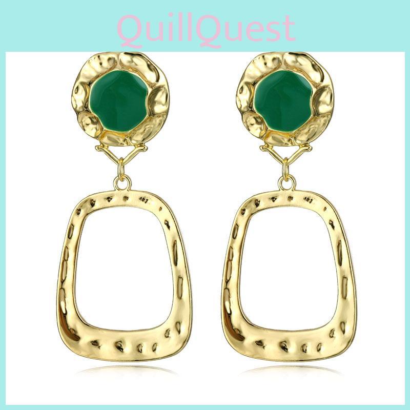 Chic Geometric Alloy Earrings For Women Fashionable And Jewelry Minimalist