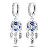 925 Silver Simple Sun Small Sugar Cube Star Moon Women Earring Brilliant Wedding Engagement Star Earrings Jewelry Gifts