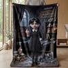 Soft Flannel Blanket Lightweight Cozy Bedroom Living Room CoverThe Addams Family
