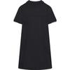 Fila Logo Casual Fashion Versatile Knitted Commuter Simple Mid-Length Mid-Waist Pullover V-Neck Short Sleeve Dress Women Dresses F11W331301FNV