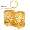 Chopsticks Holder Exquisite Space-saving Wrought Iron Hollow Design Utensil Caddy for Kitchen