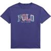 Polo Logo Print Plain Knit Short Sleeve T-Shirt Men Tops Navy-Blue 710964480-004