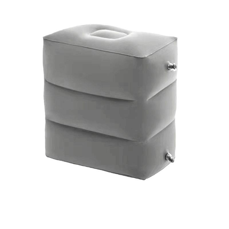 Portable Inflatable Travel Footrest for Airplanes, Trains, Buses, Offices, and Cars