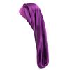 1Pc Women Solid Color Hair Hat Double Sided Silk Satin Bonnet Long Hair Polyester Night Sleep Cap Dreadlocks Braids