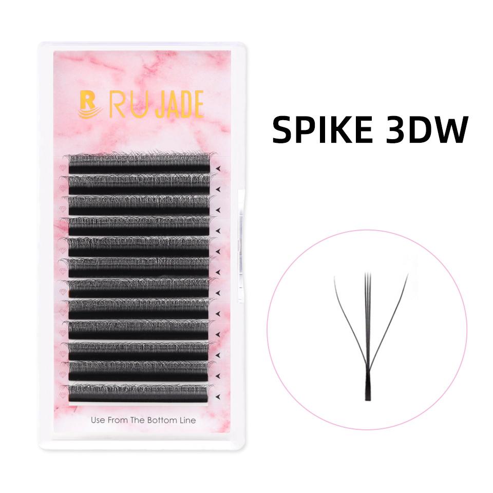 AGUUD YY Eyelash Extensions Ultra-thin 2D Y Lash Premade Fan Russian Volume Crisscross Mesh Individual Eyelashes Single Tip 2D Y