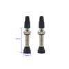 2Pcs 40/60Mm Brass  Alloy Stem Bicycle F/V Presta Tubeless Tire Valve Road Bike