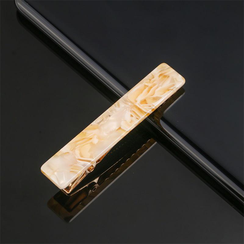 Korean Style Leopard Print Marble Hair Clip for Women