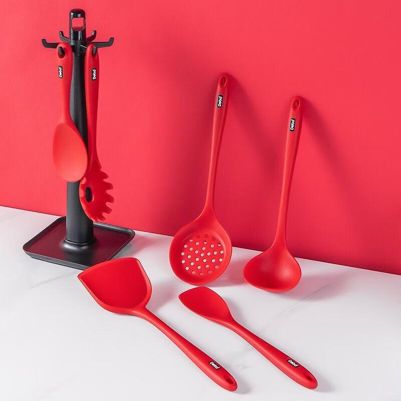 DeBao Rebecca 7-Piece Silicone Kitchen Utensil Set