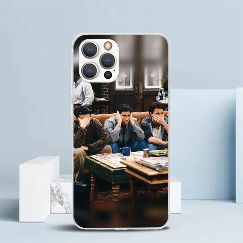 Friends Tv Show Funny Family Phone Case For IPhone 16 17 Air 16E 15 14 Plus 13 Mini 12 11 Pro Max 7 8 + SE 2020 Soft TPU Back Co