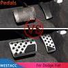 Stainlss Steel Car Accelerator Gas Brake Pedal Cover for Dodge Journey JCUV 2011- Fiat Freemont 2013-2016