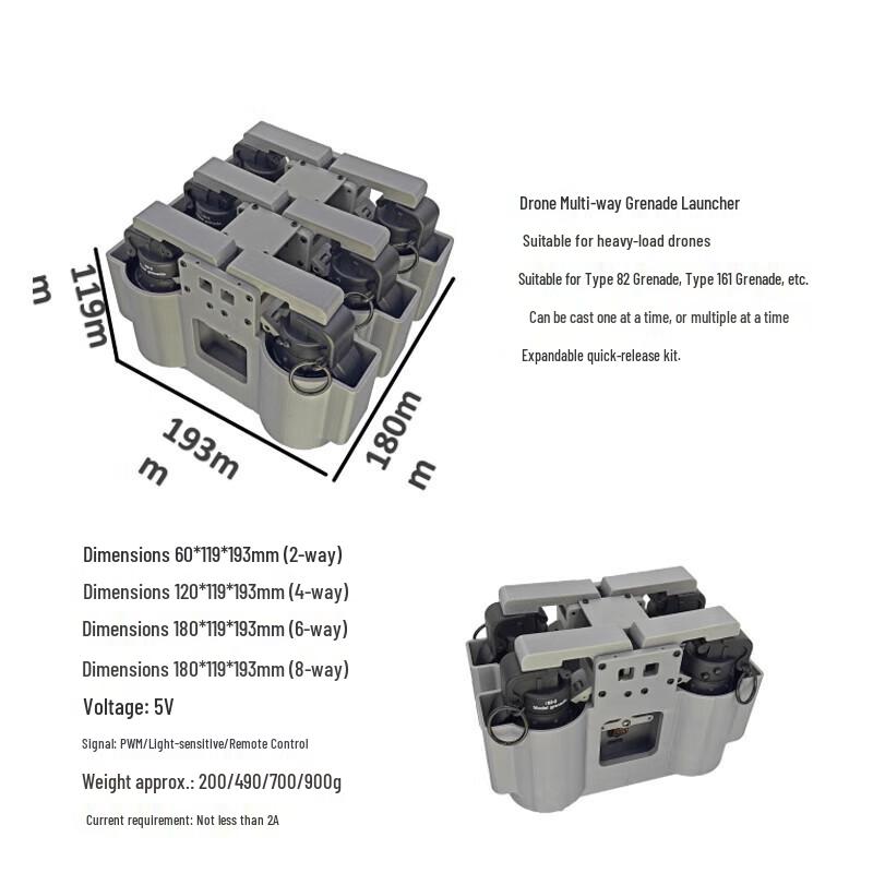 SD Series 4-Channel Drone Payload Release System