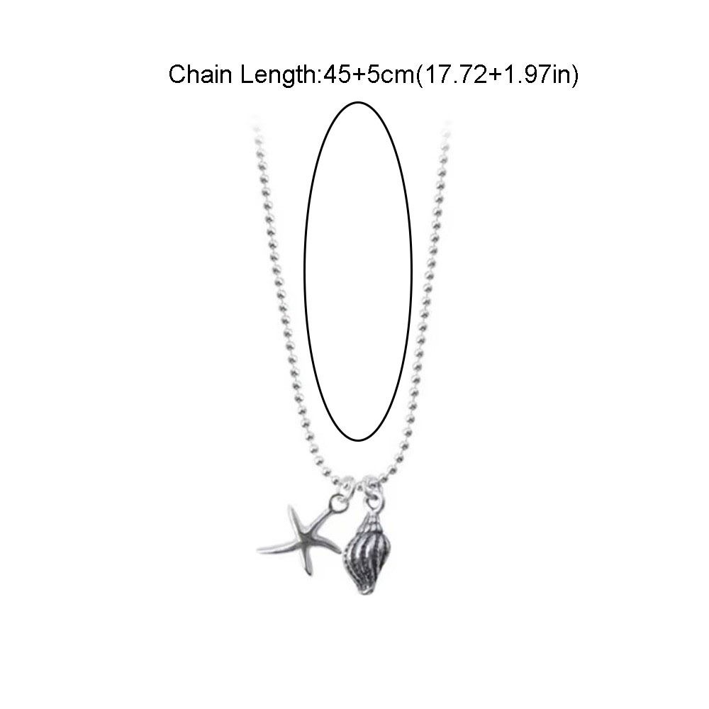 Fresh Conch Clavicle Chain Beaded Women's Jewelry Luxury Starfish Necklace Women