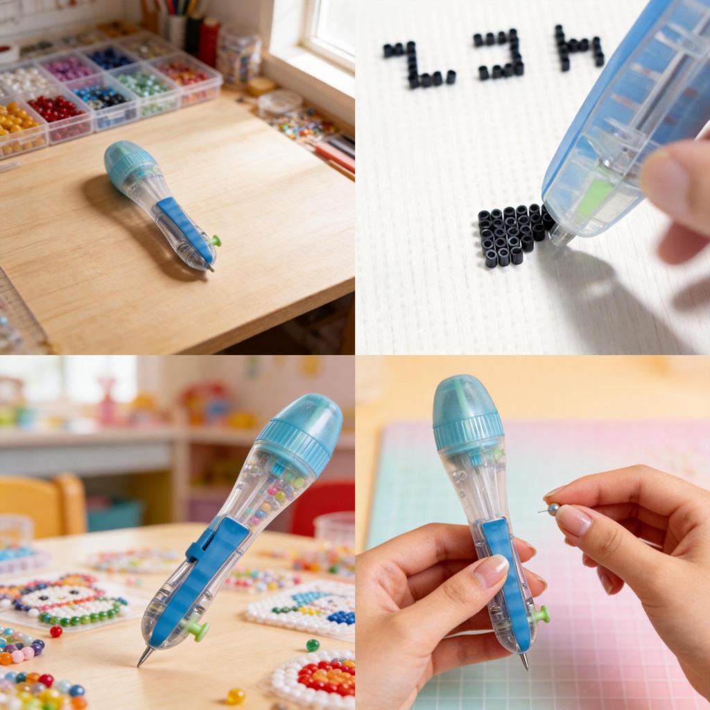 Plastic Storage Press Pen Diy Craft Kit For Kids And Teens