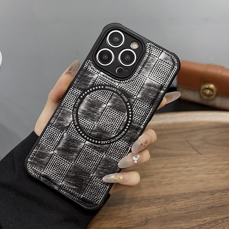 For Magsafe Magnetic Wireless Charging Retro Leather Shockproof Phone Case For iPhone 15 Pro Max 11 12 13 14 Pro Max Back Cover