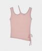 BELLOL Layered Sleeveless Top Pink