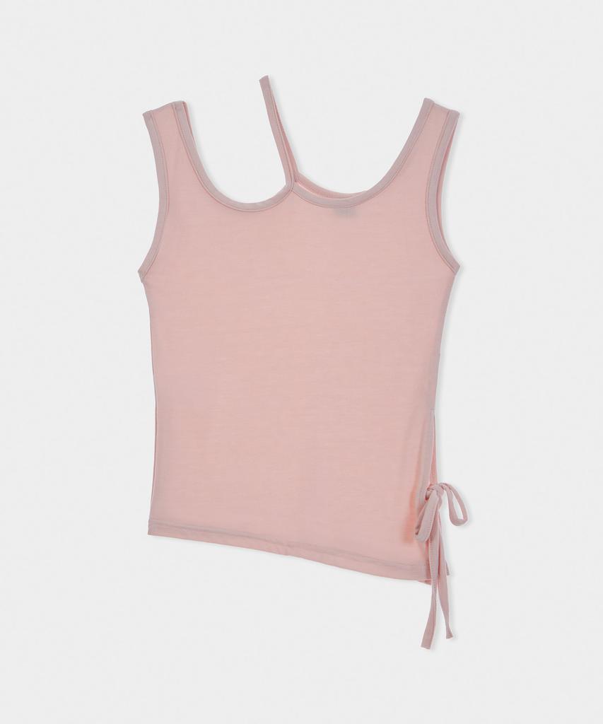 BELLOL Layered Sleeveless Top Pink