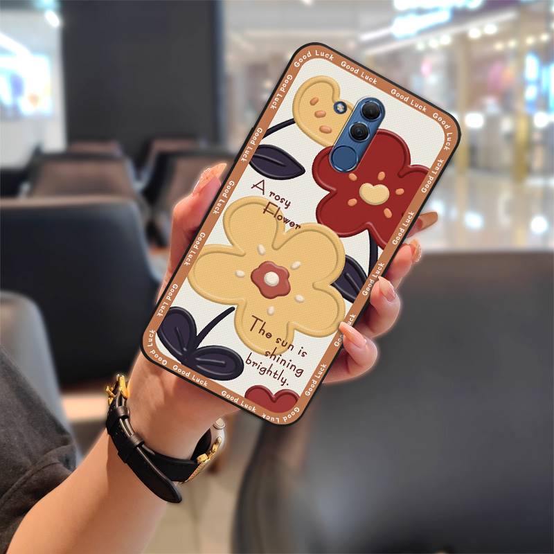 Durable Cover Phone Case For Huawei Mate 20 Lite Full Wrap Cute Anti-dust TPU Anti-knock Shockproof Cartoon Protective