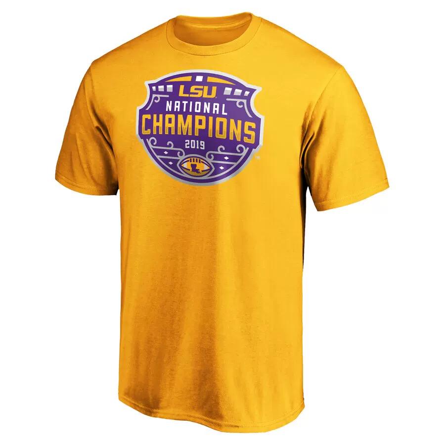 Ncaa Louisiana State University Tigers Lsu Tigers Pure Cotton Short-Sleeved T-Shirt XS