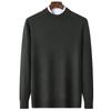 SNOWFLYING Men's 100% Wool Mock Neck Sweater
