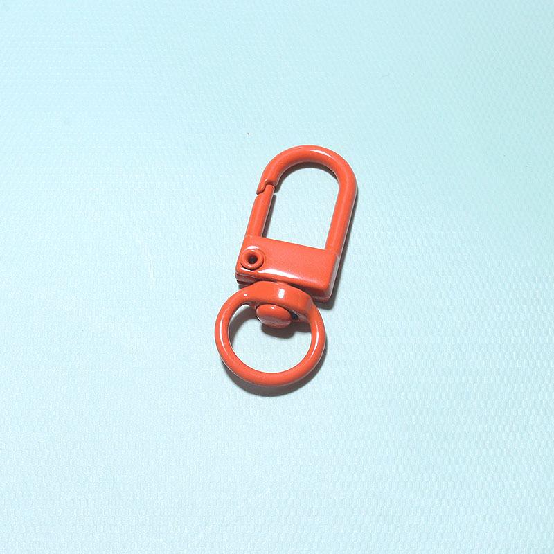 Handmade U-Shaped Painted Door Buckle Keychain Spray Paint DIY Accessory Pendant