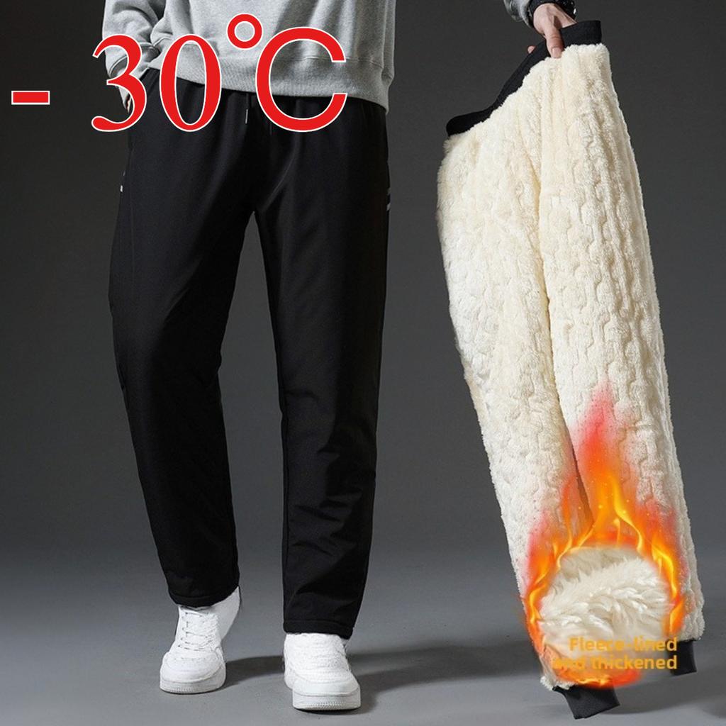 Skiing with Plush and Thick Insulation Equipment, Men's and Women's Windproof and Waterproof Assault Pants, Mountain Climbing Cotton Pants