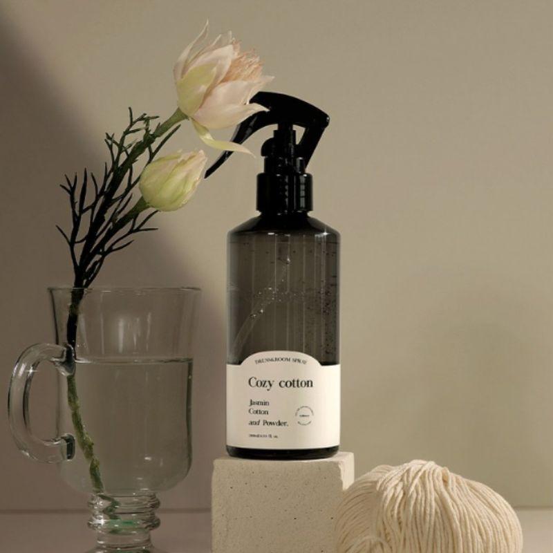 CELLUVER Dress & Room Spray 200ml (001 Cozy Cotton / 002 Fluffy Soap / 003 Rose Syrup / 004 Rain Wood)