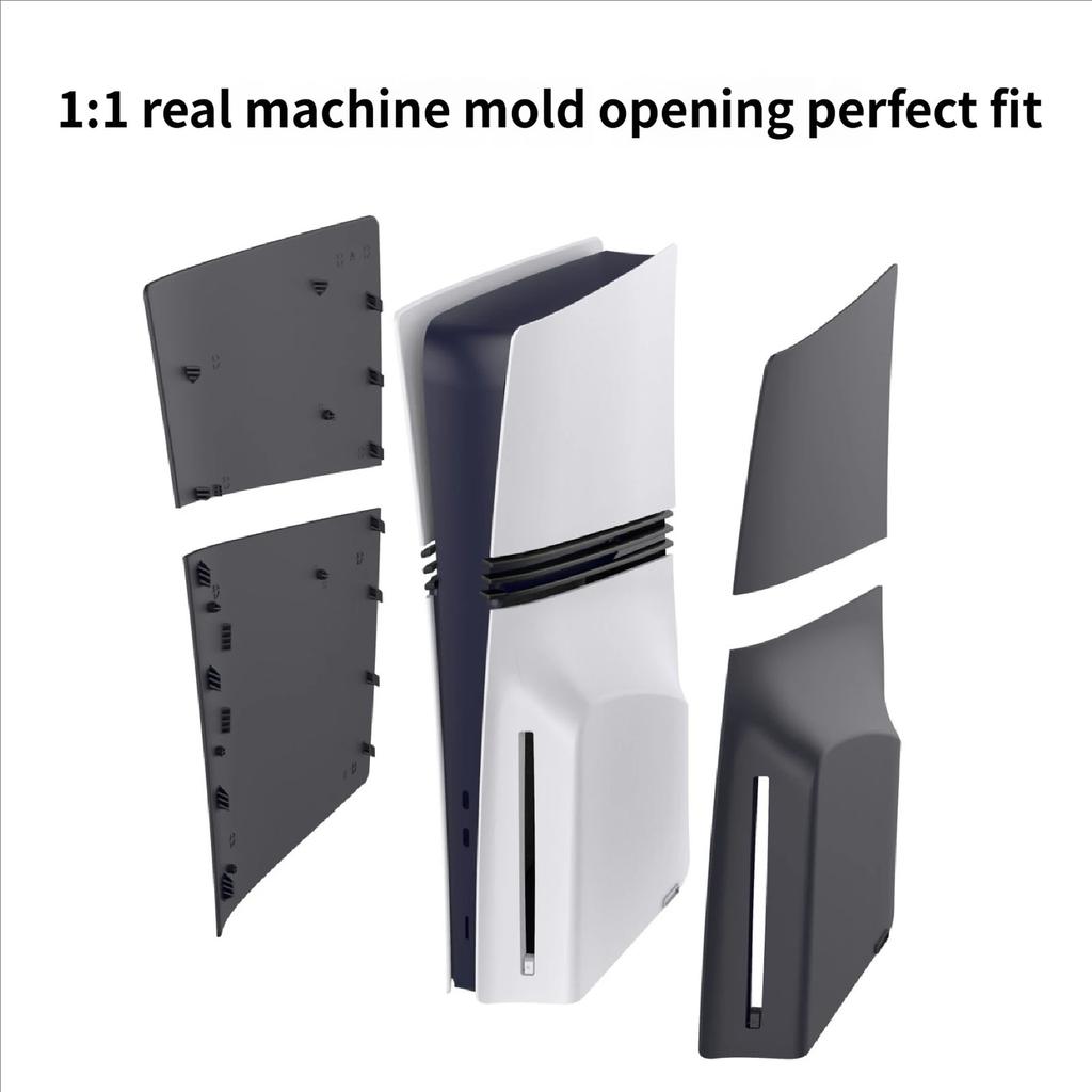 Upgrades ABS Protective Panel Smooth Surfaces Finish Interchangeable Front Panel Easy Installs for P5 Disc Edition