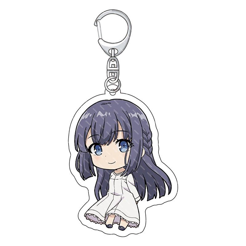 Horké Anime Rascal Does Not Dream of Bunny Girl Senpai Sakurajima Mai Cosplay Akrylové Klíčenky Doplňky Dárky pro Fanoušky