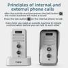 1-2 Mile Range 3 Volume Levels Wireless Doorbells Waterproof Electronic Intercom System Rechargeable Voice Intercom Doorbell