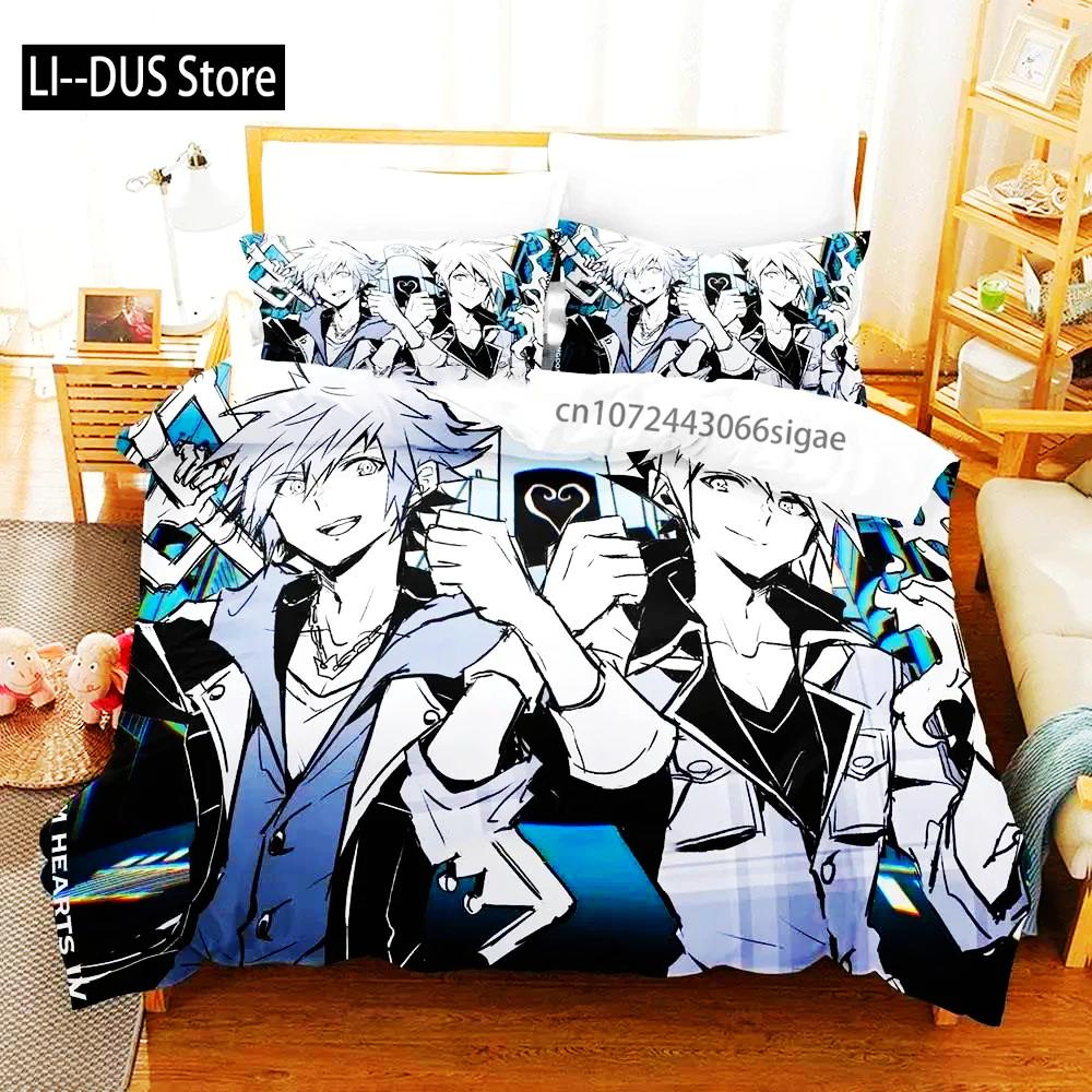 Anime The World Ends With You Neku Sakuraba Bedding Set Duvet Cover Bed Set Quilt Cover Pillowcase Comforter King Queen Size
