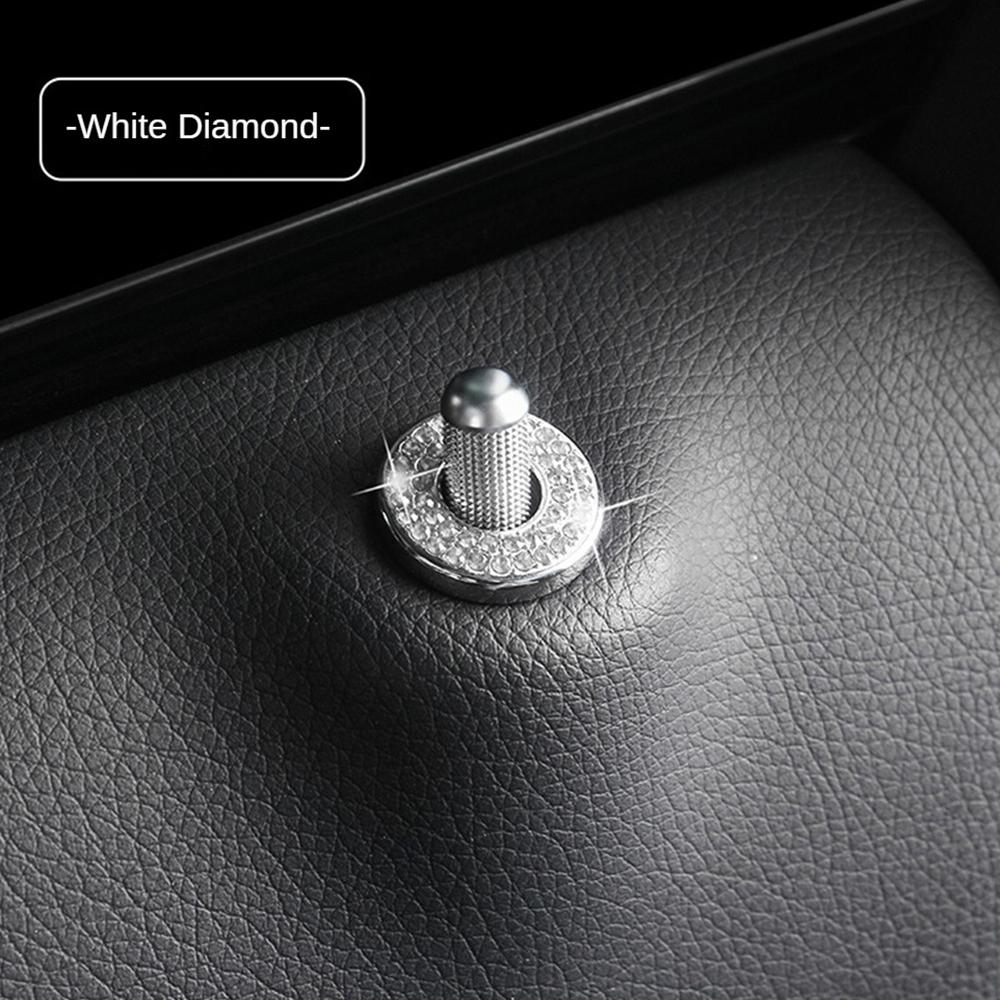 1~8PCS Door Lift Interior Trim Shining For Mercedes-benz Inner Door Lock Pull Cover Door Bolt Decorative Cover