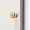1pc Drawer single-hole handle new Chinese retro cupboard door handle luxury European bedside table handle.