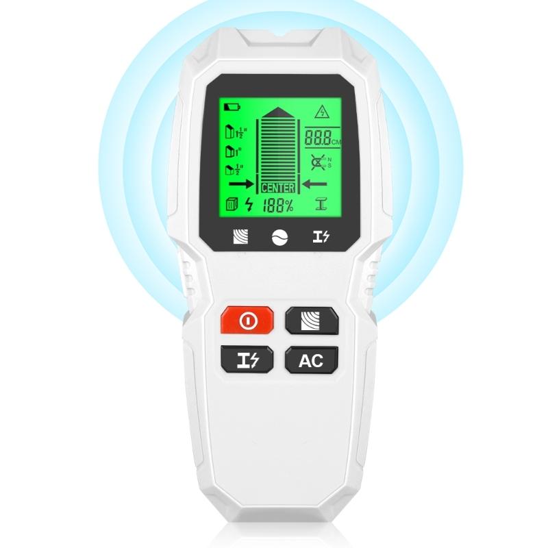 Stud Finder Wandscanner 7in1 Bolzendetektoren mit intelligentem Mikroprozessor-Chip Digitalanzeige Bolzen-Sensor-Finder