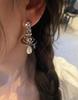 **Empress Dowager Saturn Pearl Earrings - Luxury Fashion Statement**