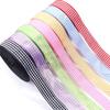 2CM Plaid Ribbon 50 Yard Korean Ribbons Creative Roll of Satin Ribbon  Party Decoration